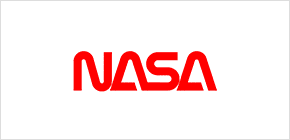 A red nasa logo is shown on the white background.