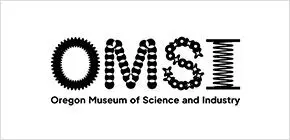 A black and white logo for the museum of science and industry.