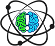 A green and blue brain with an exclamation mark in the middle.