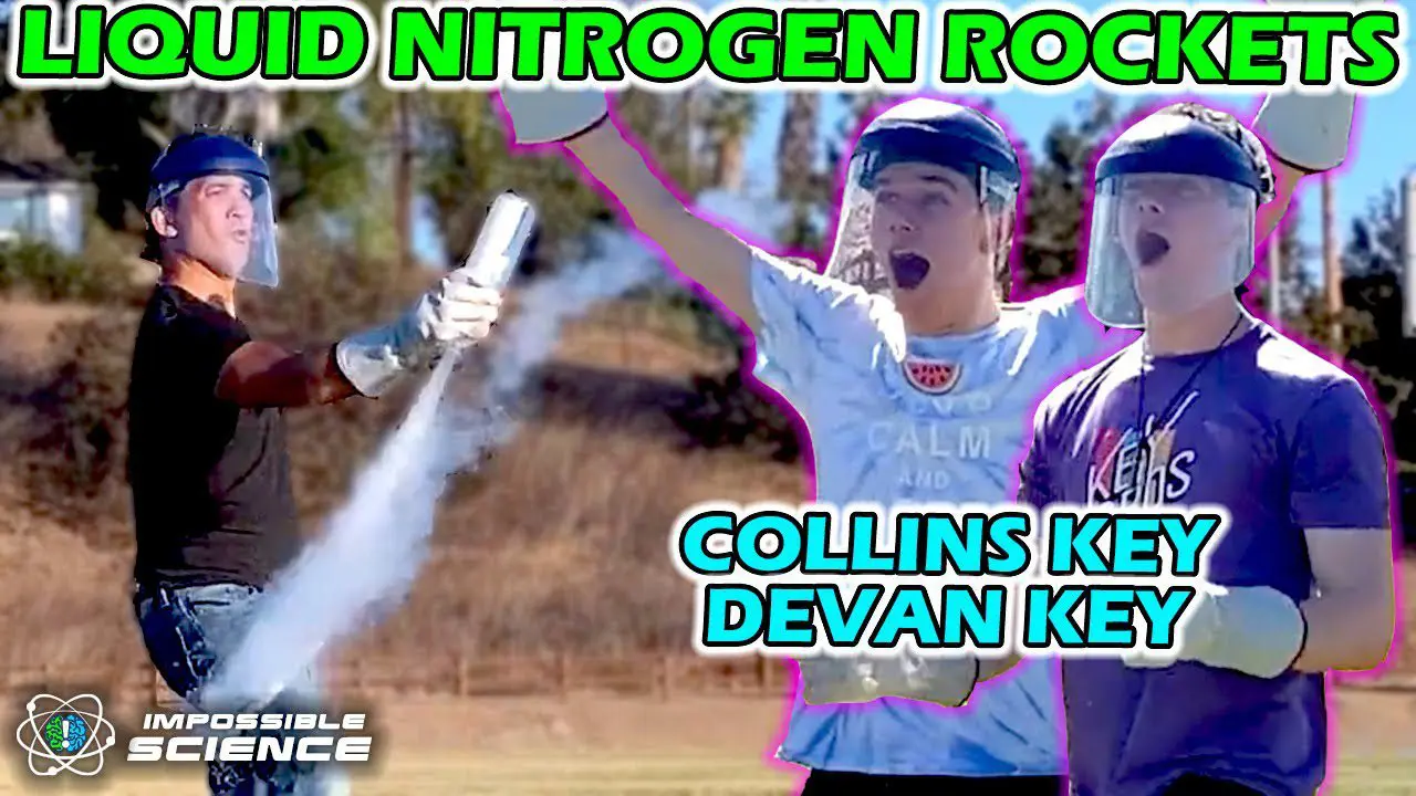 Liquid Nitrogen Bottle Rockets!
