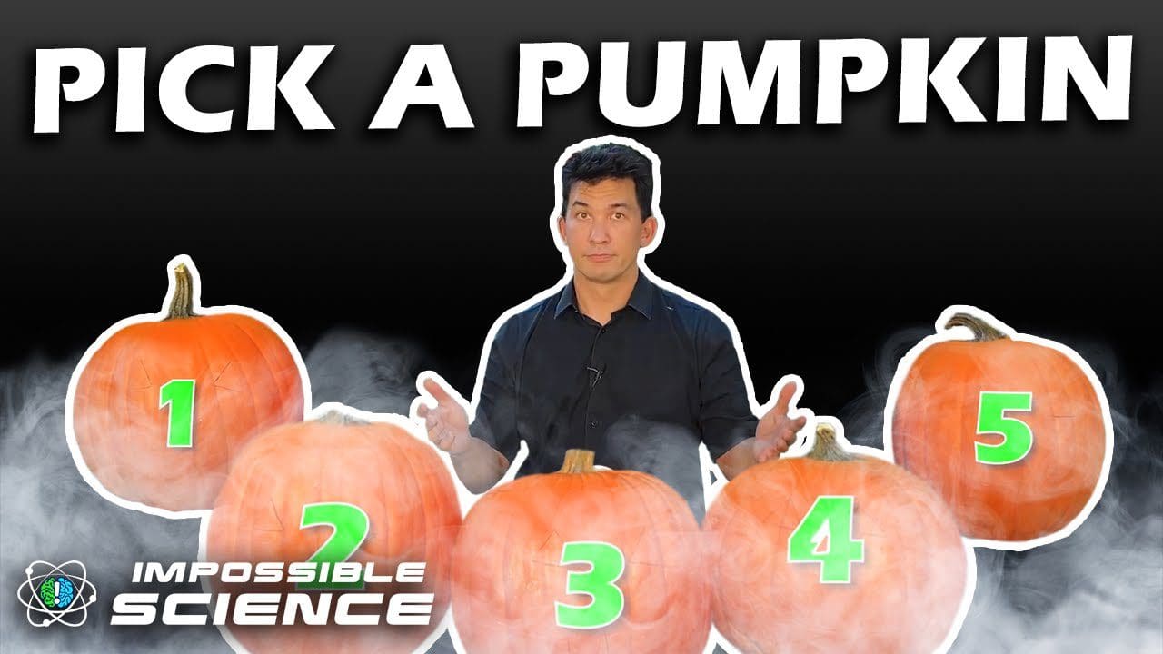 Exploding Pumpkin With Mind Control!