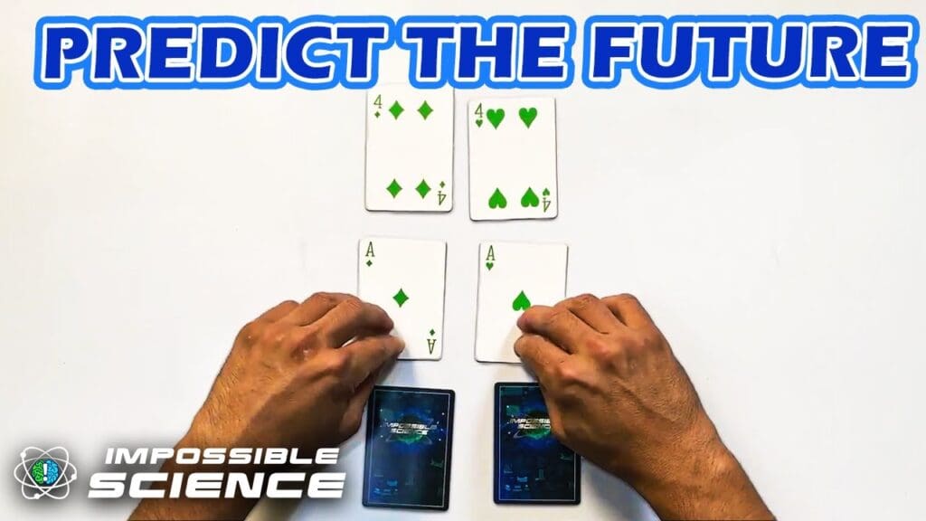 A person is playing cards on the table