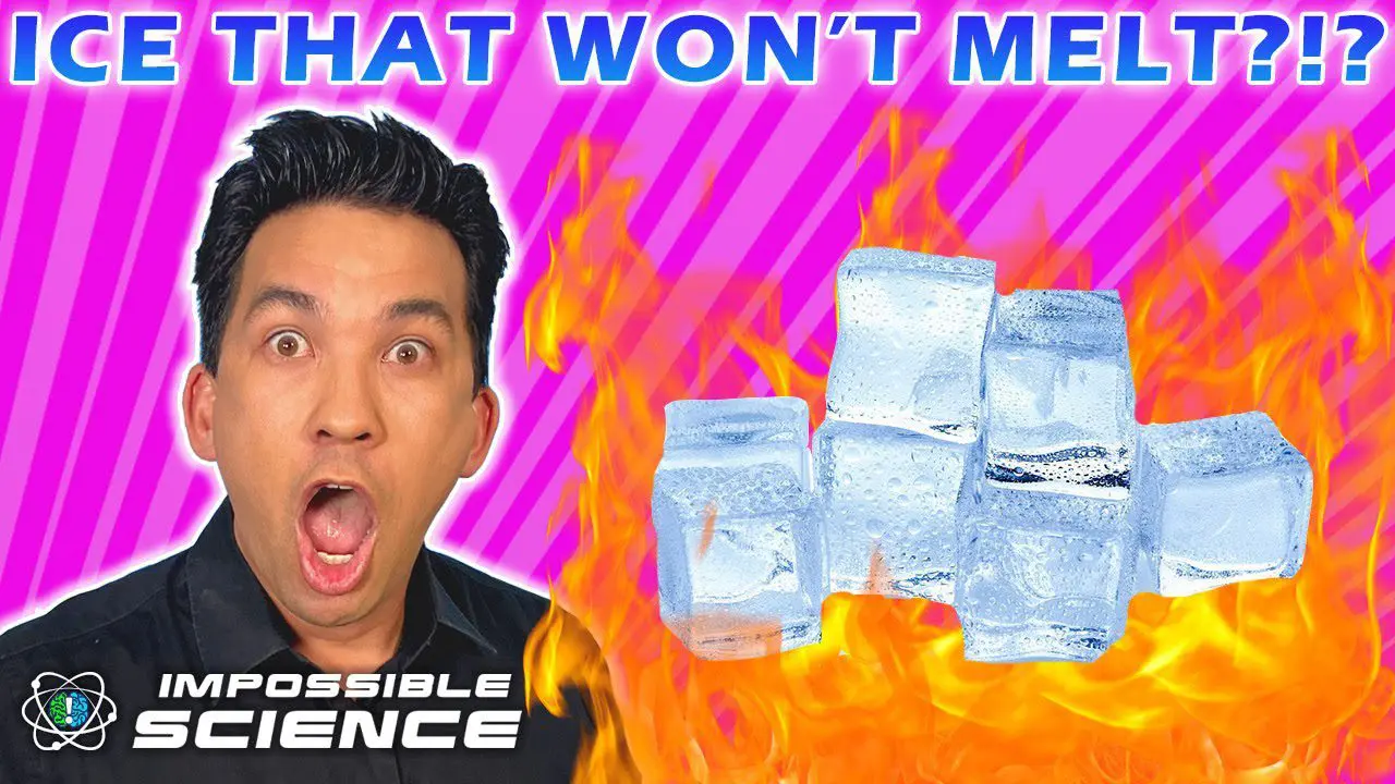 Ice Refuses To Melt In A Microwave!