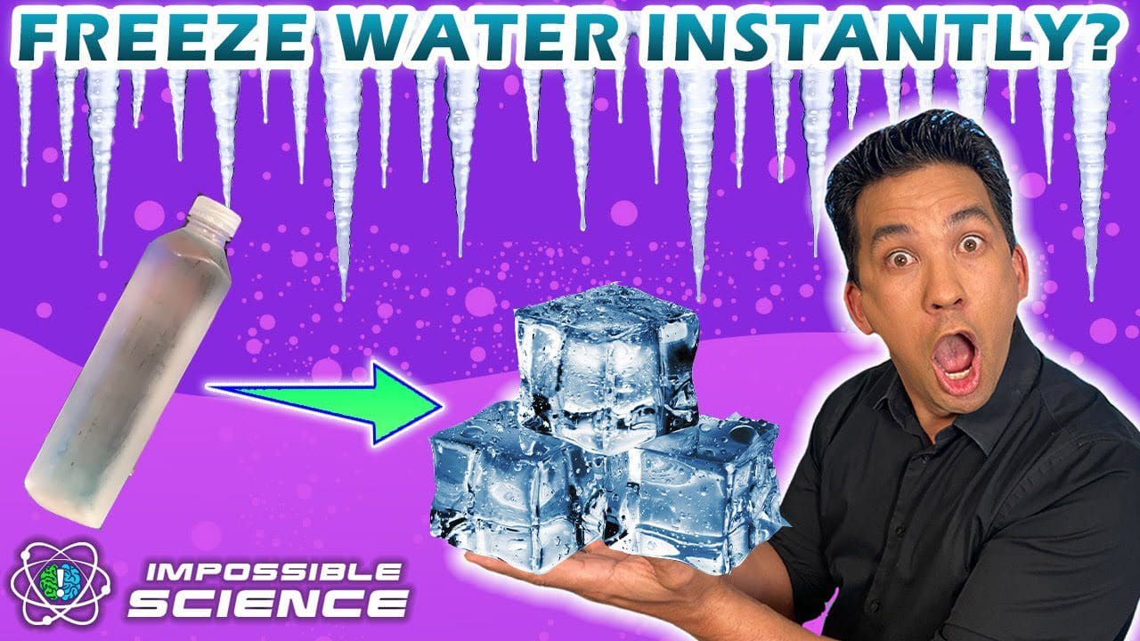 Turn Water Into Ice Almost Instantly!
